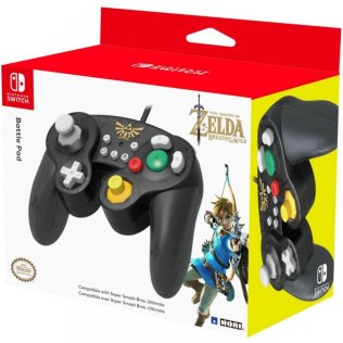  Геймпад Hori Battle Pad Nintendo Switch - Zelda Black (NSW-108U)