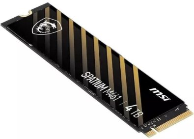 SSD-накопичувач MSI Spatium M461 2280 PCIe 4.0 x4 NVMe 1.4 4TB (S78-440R030-P83)