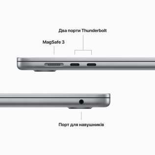 Ноутбук Apple MacBook Air 15.3 M2 10GPU Space Gray (MQKP3)