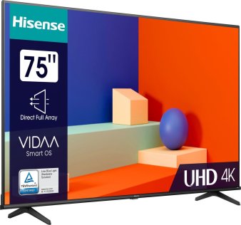 Телевізор DLED Hisense 75A6K (Smart TV, Wi-Fi, 3840x2160)