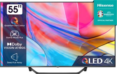 Телевізор QLED Hisense 55A7KQ (Smart TV, Wi-Fi, 3840x2160)