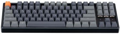 Клавіатура Keychron K8 87Key Gateron G Pro Blue Hot-swap Aluminum Frame RGB EN/UKR USB/WL Black (K8J2_KEYCHRON)