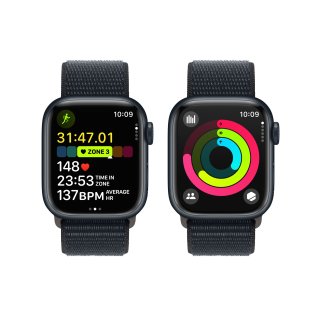 Смарт годинник Apple Watch Series 9 GPS 41mm Midnight Aluminium Case with Midnight Sport Loop (MR8Y3)