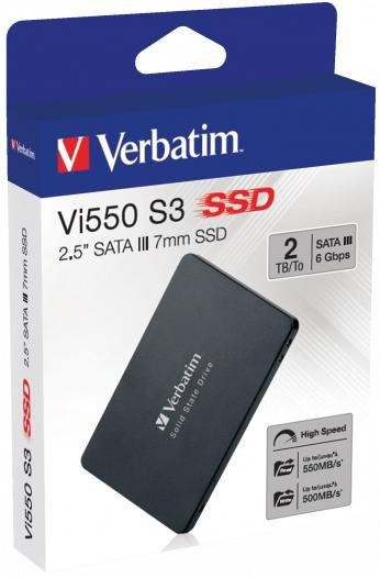 SSD-накопичувач Verbatim Vi550 S3 SATA III 2TB (49354)