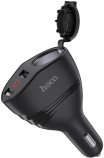 Автомобільний зарядний пристрій Hoco Z34 Thunder Power Black (6931474712066)