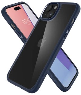 Чохол Spigen for Apple iPhone 15 - Ultra Hybrid Navy Blue (ACS06801)