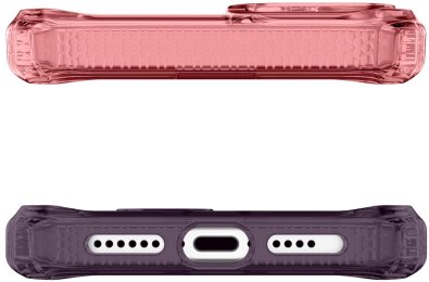 Чохол iTSkins for iPhone 15 Pro Max Supreme R Prism with MagSafe Light pink and grey (AP5U-SUPMA-LPGR)