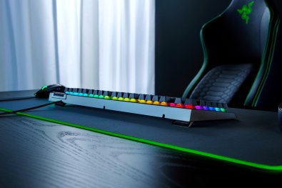 Клавіатура Razer BlackWidow V4 X Green Switch ENG/RU Gaming (RZ03-04700800-R3R1)