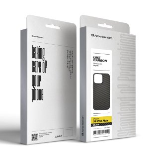 Чохол ArmorStandart for iPhone 14 Pro Max - LikeCarbon MagCase Black (ARM66366)