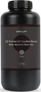 Фотополімерна смола Creality Water Washable Resin Plus 1kg Gray (3302010041)