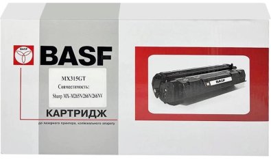 Сумісний картридж BASF for Sharp MX-M266N/316N/356N Black (BASF-KT-MX315GT)
