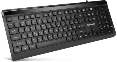 Клавіатура Real-EL Comfort 7085 Black (EL123100032)