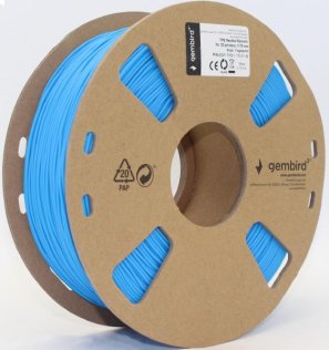Філамент Gembird TPE 1kg 1.75mm Blue (3DP-TPE1.75-01-B)