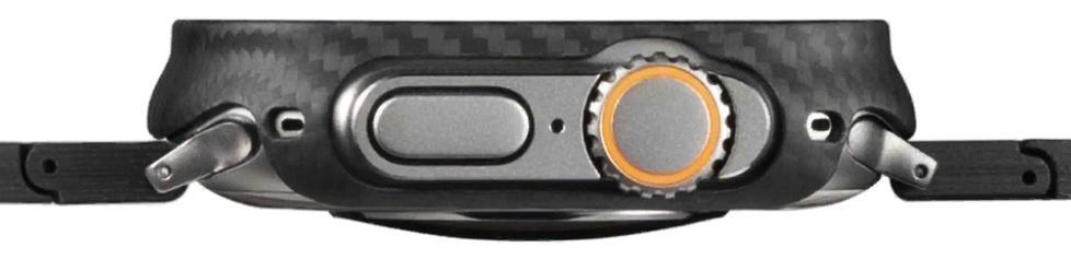 Ремінець Pitaka for Apple Watch Ultra 2/Ultra 49mm - Air Case Black/Grey Twill (KW3001A)