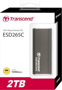 Зовнішній SSD-накопичувач Transcend ESD265C 2TB Iron Gray (TS2TESD265C)