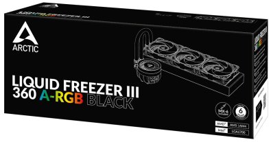 Система рідинного охолодження Arctic Liquid Freezer III 360 ARGB Black (ACFRE00144A)