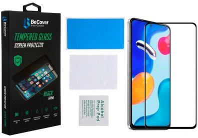 Захисне скло BeCover for Xiaomi Redmi Note 11S 5G/Redmi Note 11T 5G - Black (707500)