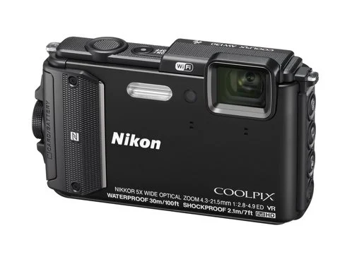 Фото: Цифрова фотокамера Nikon Coolpix AW130 чорна № 11 | KTC