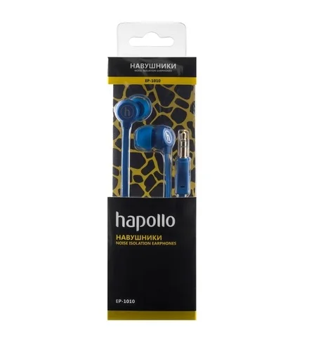 Фото: Навушники HAPOLLO EP-1010 Navy № 5 | KTC