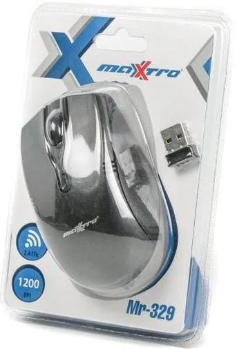 Фото: Мишка Maxxtro Mr-329 чорна № 7 | KTC