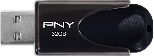 Флешка USB PNY Attache 4 32 ГБ (FD32GATT4-EF) чорна