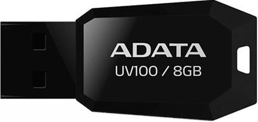 Флешка USB A-Data UV100 8 ГБ (AUV100-8G-RBK) чорна