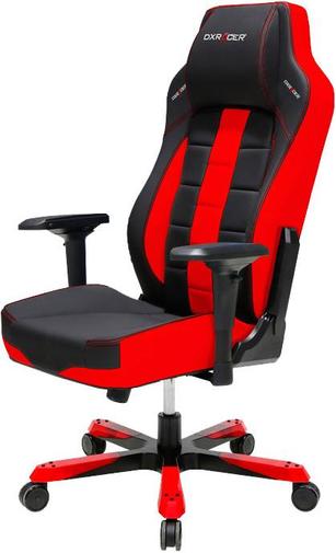 Крісло для геймерів DXRACER BOSS OH/BF120/NR чорне з червоними вставками