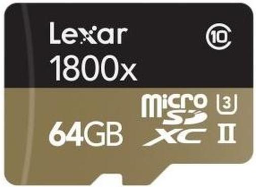 Карта пам'яті Lexar Pro MicroSDXC 64 ГБ (LSDMI64GCRBEU1800R)