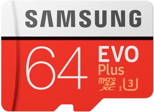 FLASH пам'ять Samsung Evo Plus Micro SDXC 64GB MB-MC64GA/APC