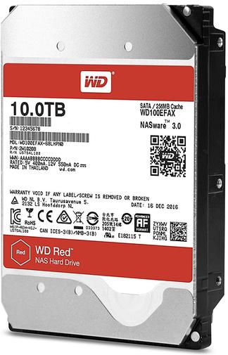 Жорсткий диск Western Digital Red 10 TB WD100EFAX