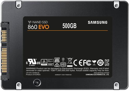 Твердотільний накопичувач Samsung 860 Evo 500GB MZ-76E500BW