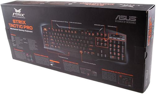 Клавіатура ASUS Strix Tactic Pro Black (90YH0081-B2RA00)