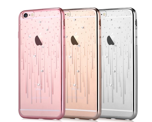 Чохол Devia for iPhone 6/6S - Crystal Meteor Rose Gold (6952897982546)