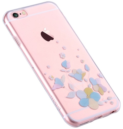  Чохол Devia Belis for iPhone 6S/6 - Crystal Soft Case Blue (6952897979935)