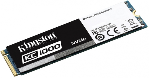 Твердотільний накопичувач Kingston KC1000 2280 PCIe 3.0 x4 NVMe 480GB SKC1000/480G