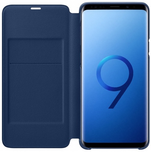 Чохол Samsung for Galaxy S9 Plus - LED View Cover Blue (EF-NG965PLEGRU)