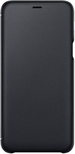 for Samsung A6 Plus 2018/A605 - Wallet Cover Black