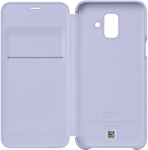 for Samsung A6 2018/A600 - Wallet Cover Violet