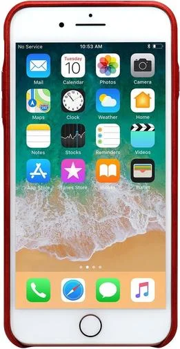 Фото: Чохол JISON for iPhone 7/8 Plus - Leather Case Red (JS-I8L-14A30) № 7 | KTC