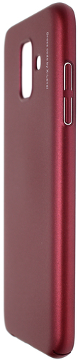 for Samsung A6 Plus 2018 - Knight series Wine Red