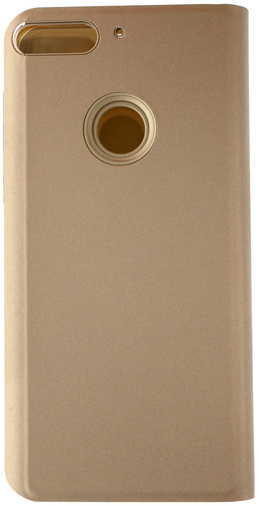 for Huawei Y7 Prime - MIRROR View cover Gold