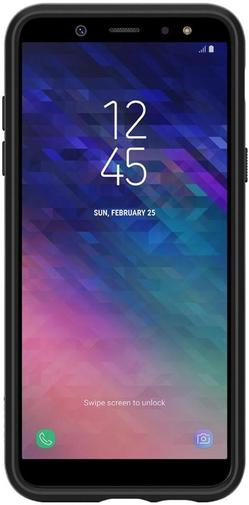 Чохол Spigen for Samsung Galaxy A6 Plus - Liquid Air Black (597CS24095)