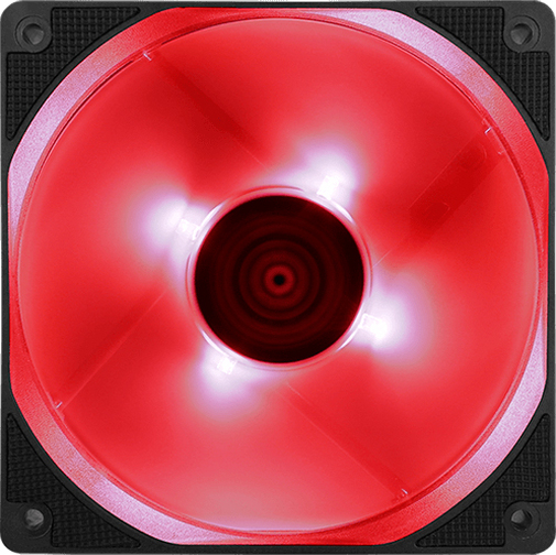 Вентилятор для корпуса AeroCool Motion 12 Plus Red (Motion12PlusRedLED)