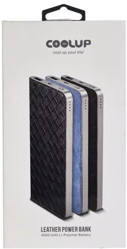 Фото: Батарея універсальна Coolup CU-Y005 Power Bank 4000mAh USB 1.5A Brown (BAT-CU-Y005-BR) № 6 | KTC