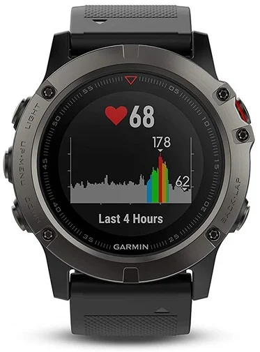 Фото: Смарт годинник Garmin Fenix 5x Sapphire Grey Black (010-01733-14) № 7 | KTC