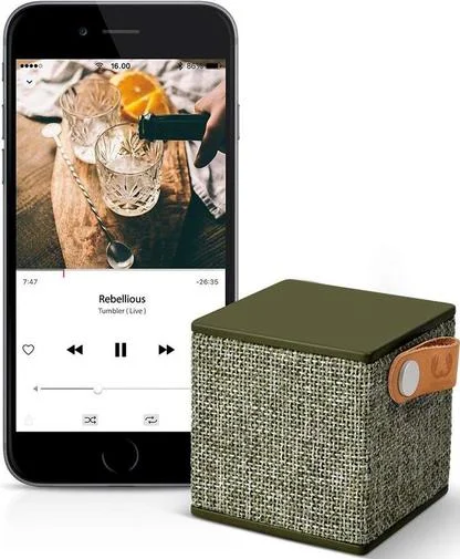 Фото: Портативна колонка Fresh 'N Rebel Rockbox Cube Fabriq Edition Army (1RB1000AR) № 7 | KTC