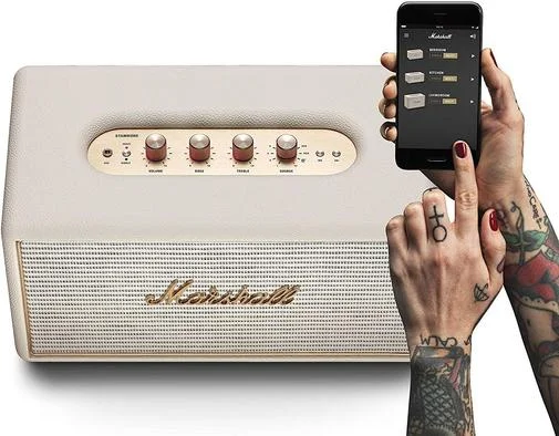 Фото: Портативна колонка Marshall Louder Stanmore Multi-Room Cream (4091907) № 7 | KTC