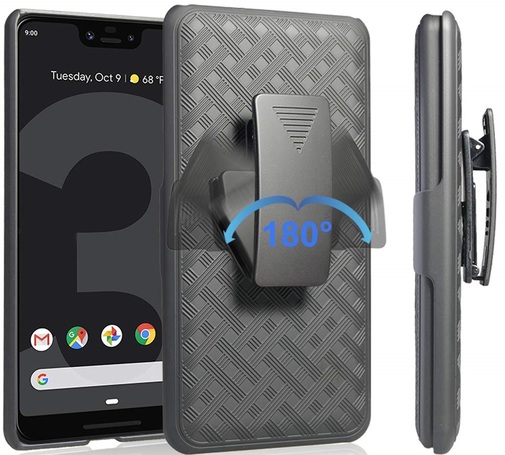 Чохол Verizon for Google Pixel 3 XL - Shell and Holster Black (51501VZRHOC)