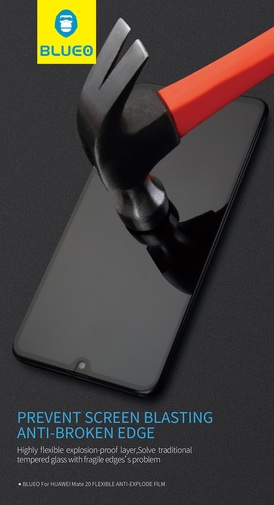 Захисна плівка Blueo Anti-explode for OnePlus 6T Black