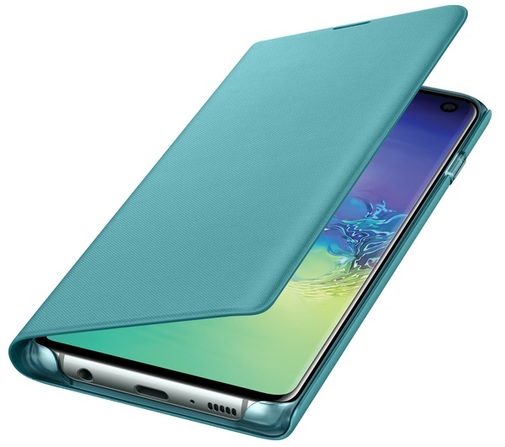 Чохол Samsung for Galaxy S10 G973 - LED View Cover Green (EF-NG973PGEGRU)